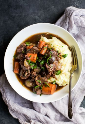 Slow Cooker Beef Bourguignon