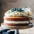 Blueberry Orange Brunch Cake with Agave and Pistachios