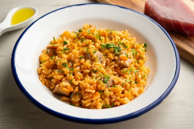 Spanish Style Tuna Paella