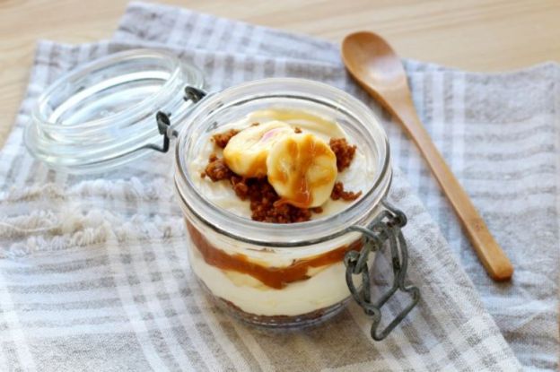No-Bake Banana Caramel Cheesecake