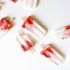 Roasted Strawberry and Buttermilk Popsicles