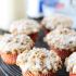 Eggnog Coffee Cake Muffins
