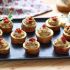 Potato Cups With Blue Cheese And Sun-Dried Tomatoes