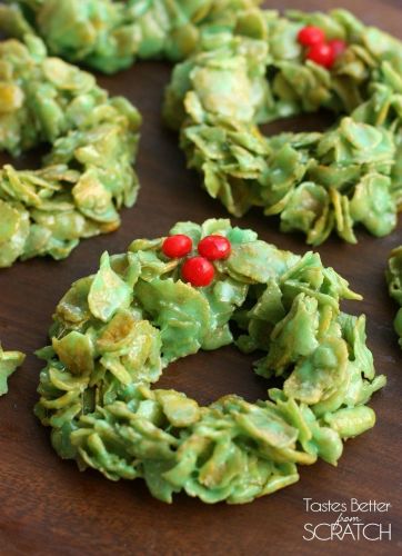 Christmas Cornflake Wreaths