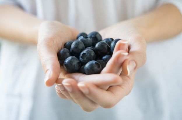 Blueberries, raspberries & strawberries