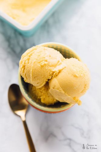 Vegan Mango Ice Cream