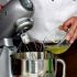 Pour the egg whites into the bowl of an electric mixer