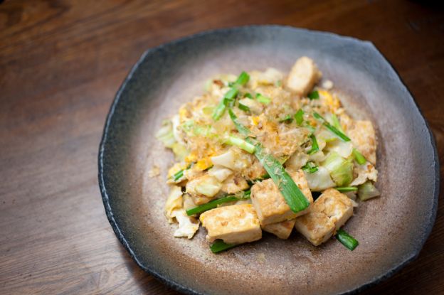 Tofu chanpuru (Okinawan tofu stir fry)