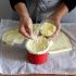 Add the grated cheese