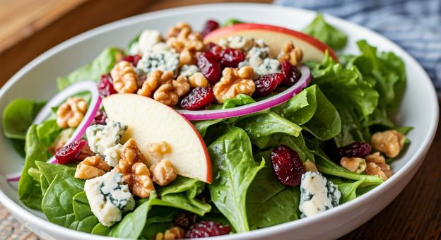 Apple Cranberry Walnut Salad