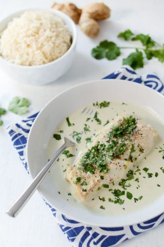 5-Ingredient Baked Coconut Curry Cod