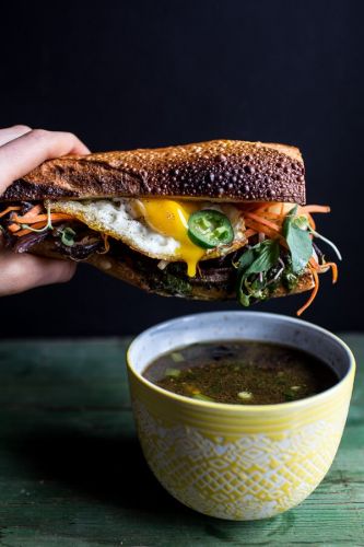 Short Rib Pho French Dip Banh Mi