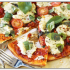 89. Vegan margherita pizza