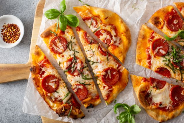 Naan Flatbread Pizza Crust
