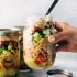 Summer Quinoa Salad Jars with Lemon Dill Dressing