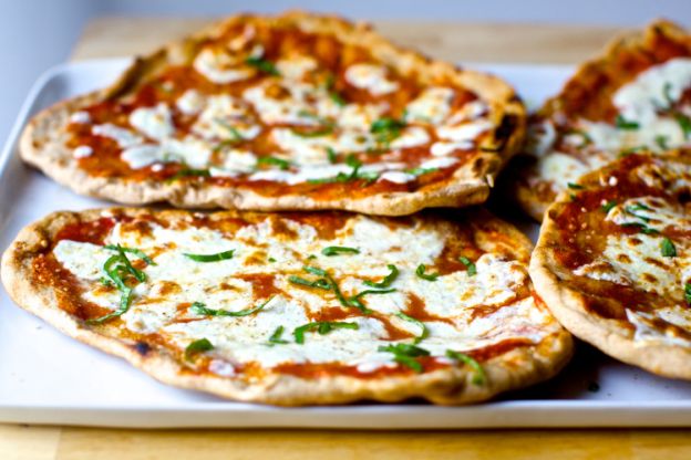 Grilled Margherita Pizza