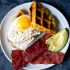 Sweet Corn Honey Jalapeno Zucchini Cornbread Waffles