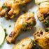Baked Chicken Wings with Honey Lime Sauce