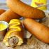 Beer Batter Bratwurst on a Stick