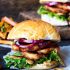 Halloumi Burgers with Sticky Chilli Sauce