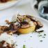 Seared Polenta Rounds With Mushrooms And Caramelized Onions