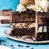 Triple Layer Chocolate Fudge Ice Cream Cake