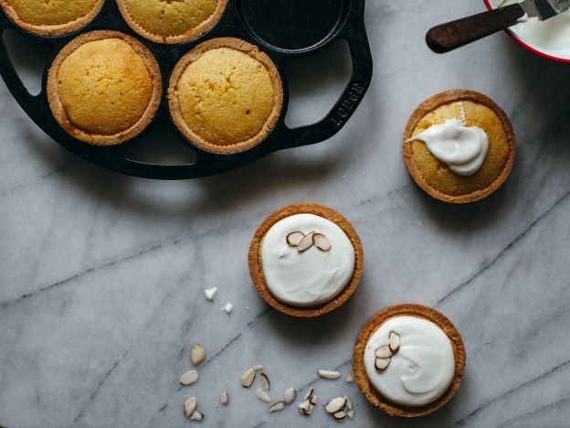 Peach Bakewell Tarts