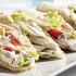 Warm 'n' healthy chicken salad wraps