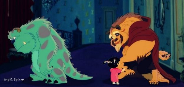 It seems that the Beast has replaced Sulley...