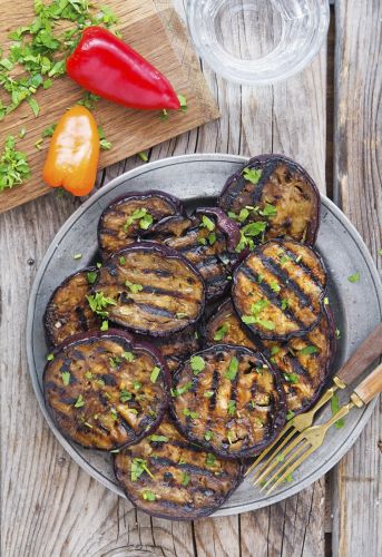 Balsamic Marinated Grilled Eggplant