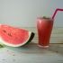 Minty watermelon juice