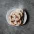 Rhubarb Linzer Cookies