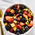 Rainbow Fruit Salad with Maple Lime Dressing
