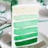 Green Ombre Cake
