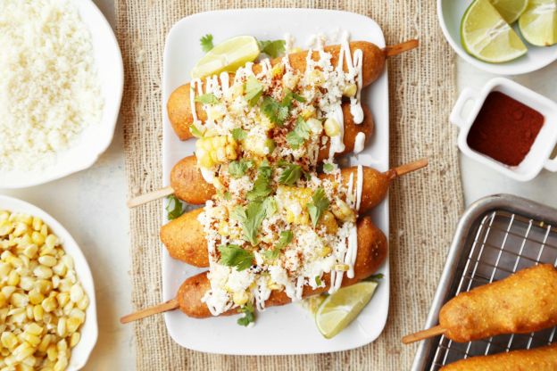 Mexican Street Corn Dogs