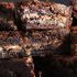Double decker candy bar brownies with Hershey's Symphony