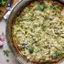 Broccoli, spinach and artichoke frittata
