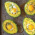 Baked eggs in avocado