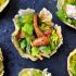 Caesar Salad Parmesan Cups