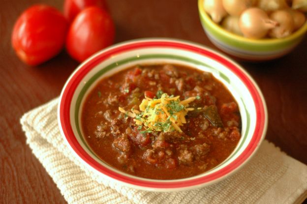 SLOW COOKER BISON AND POBLANO CHILI