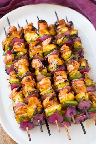 Hawaiian Chicken Skewers