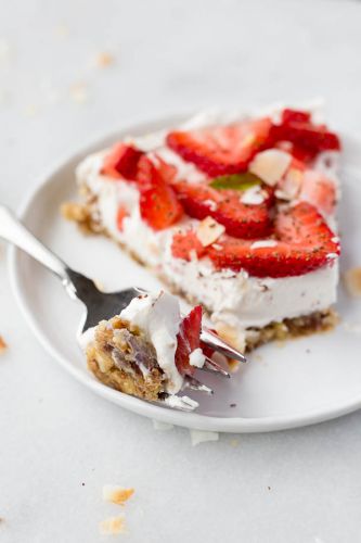 Strawberry Coconut Cream Pie