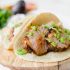 Pork Tenderloin Tacos with Creamy Avocado Sauce