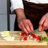 Cut up the radishes