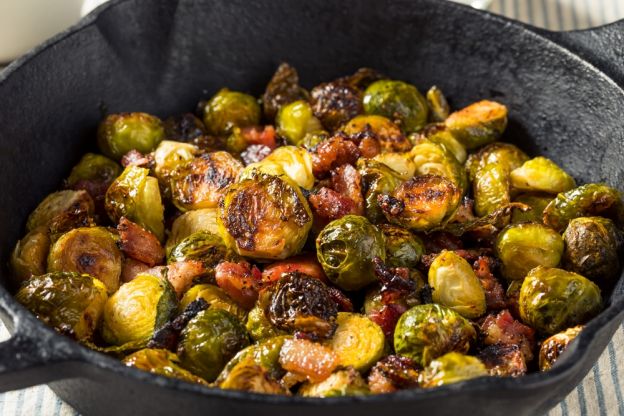 Maple Roasted Brussel Sprouts