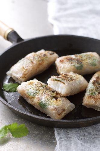 Crispy Chinese Rice Paper Wrapped Fish