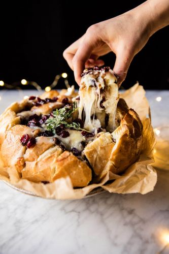 Cranberry Brie Pull Apart Bread