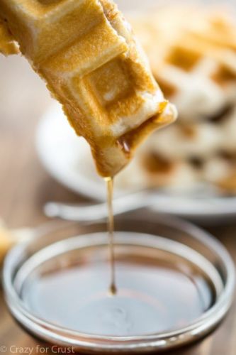 Peanut Butter Sandwich Waffles