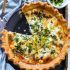 Butternut Squash Kale and Goat Cheese Quiche