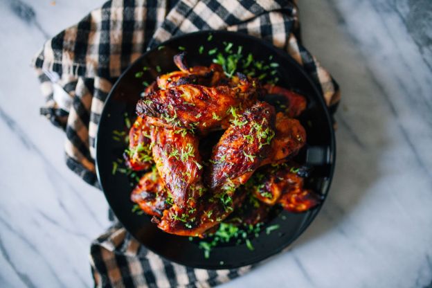 Baked Coconut Curry Chicken Wings